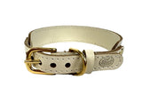 Sazzz Halsband Hond Sweetie Classic Leer Creme